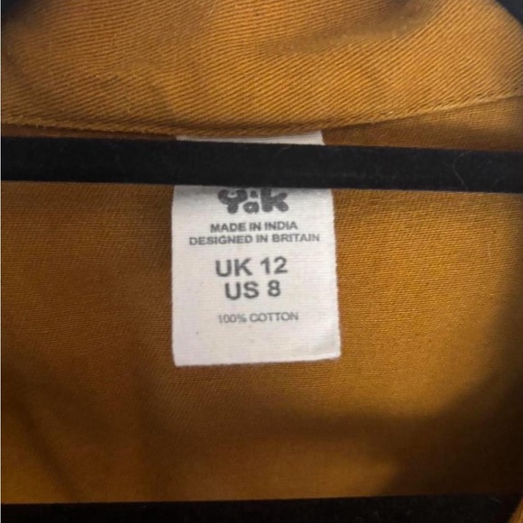 Lucy and Yak Mustard Ragan Jumpsuit - Picture 2 of 5